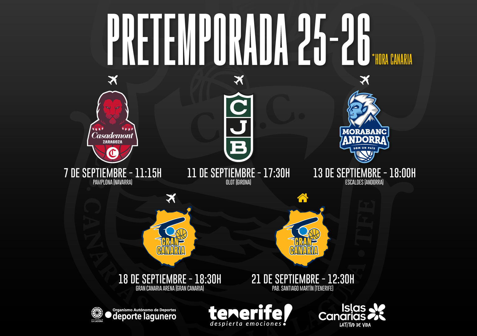 La Laguna Tenerife perfila su pretemporada