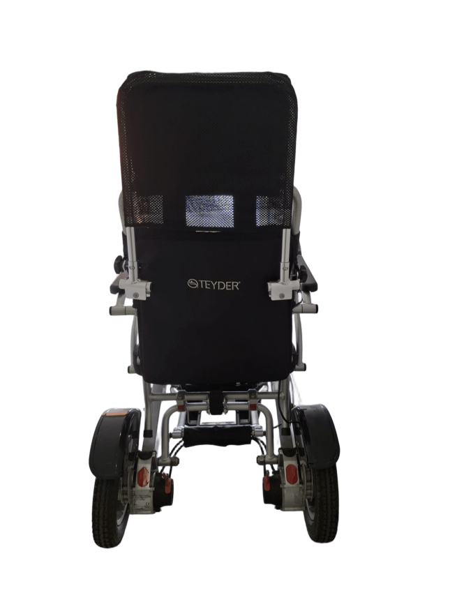 Silla de ruedas eléctrica Teyder SPA color negro y gris vista trasera