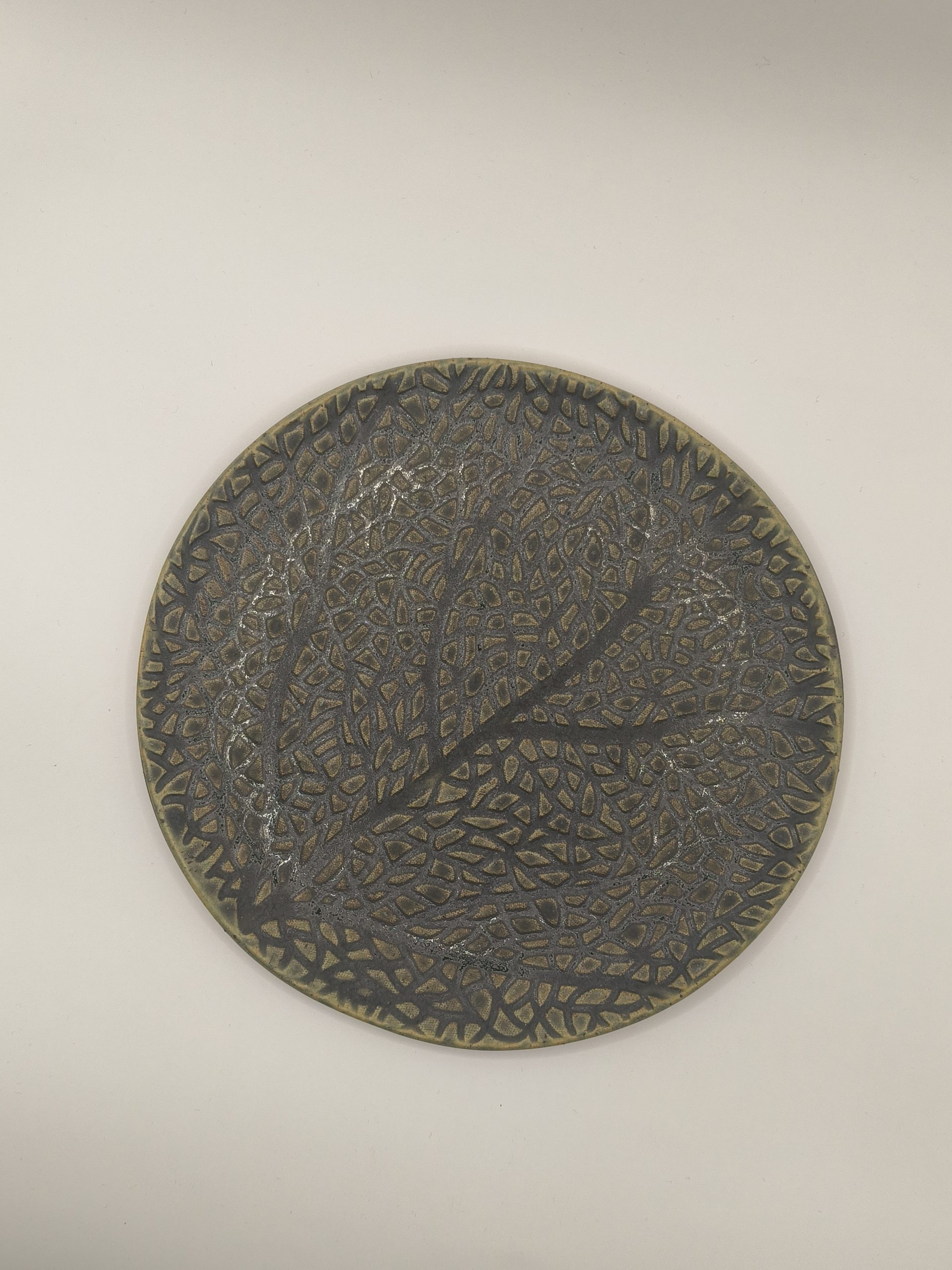 Imagen por defecto para Plato - RELIEVE LEAF - Verde - 