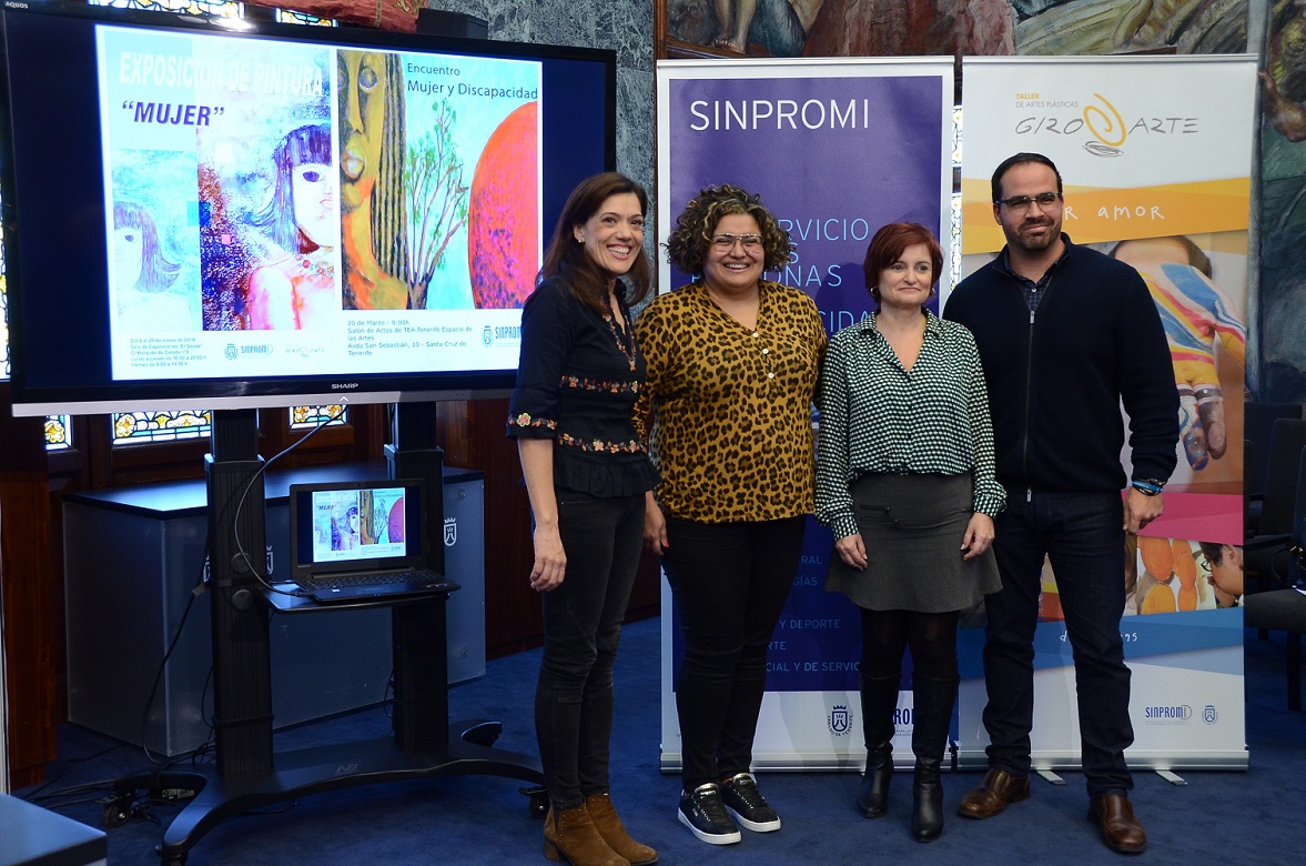 Foto de la presentación: Exposición y jornadas Mujeres con discapacidad