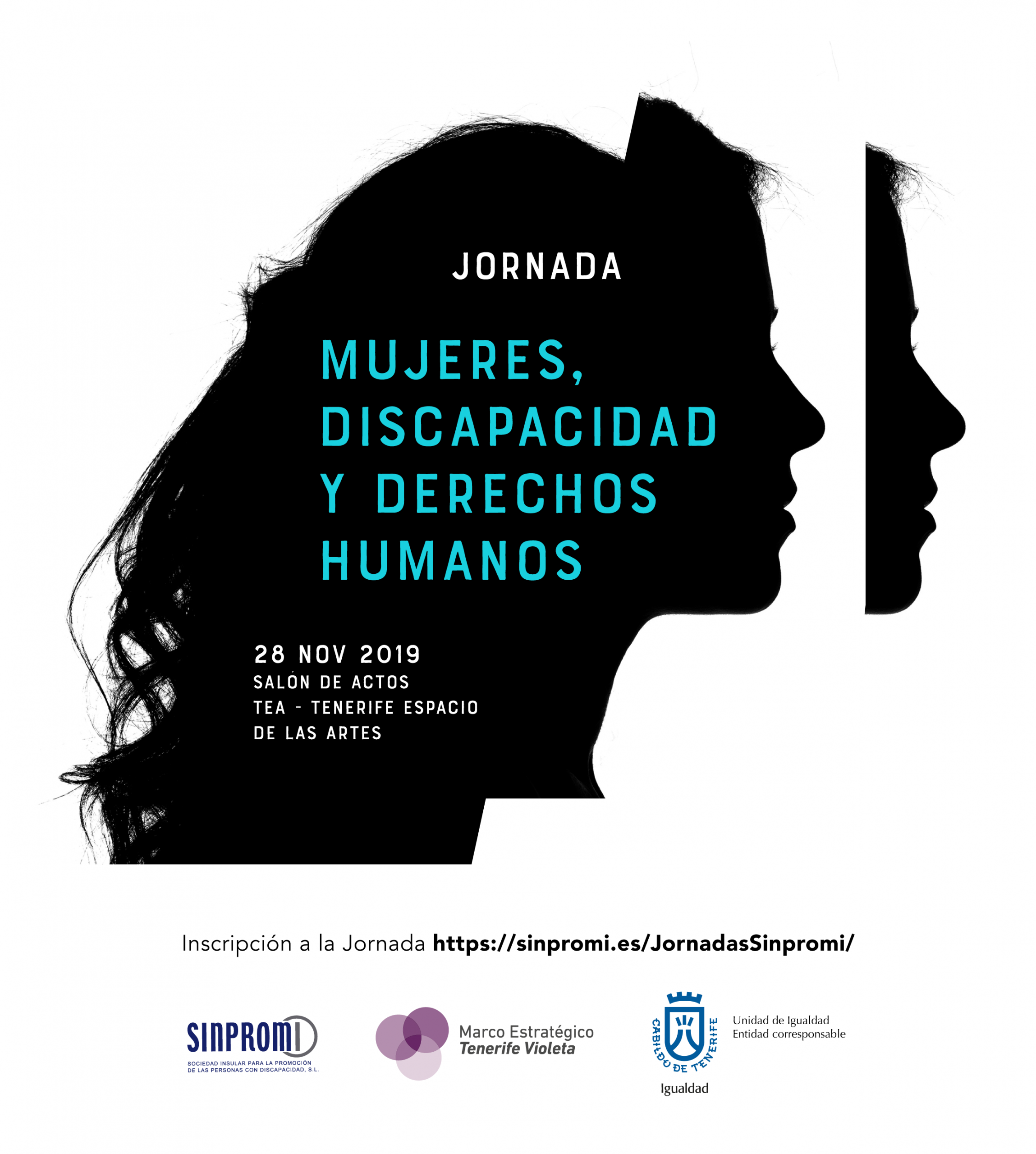 Cartel jornadas Mujeres, Discapacidad y Derechos Humanos