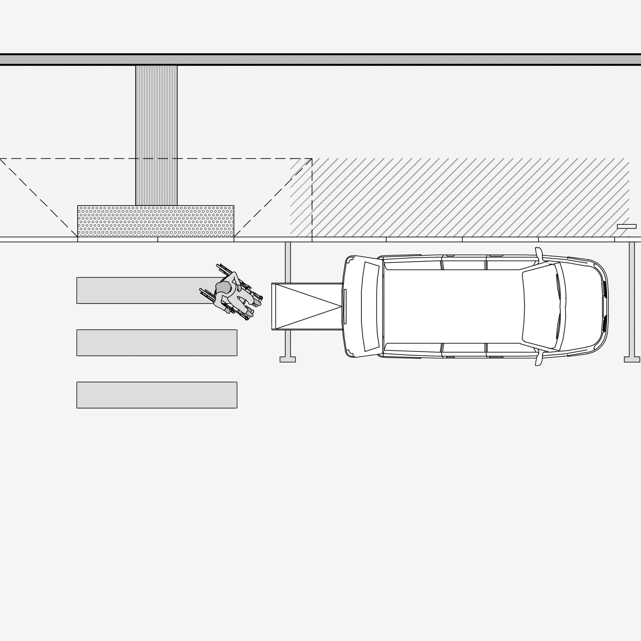 Plaza Línea Anex. Paso Peatones Acera Mayor