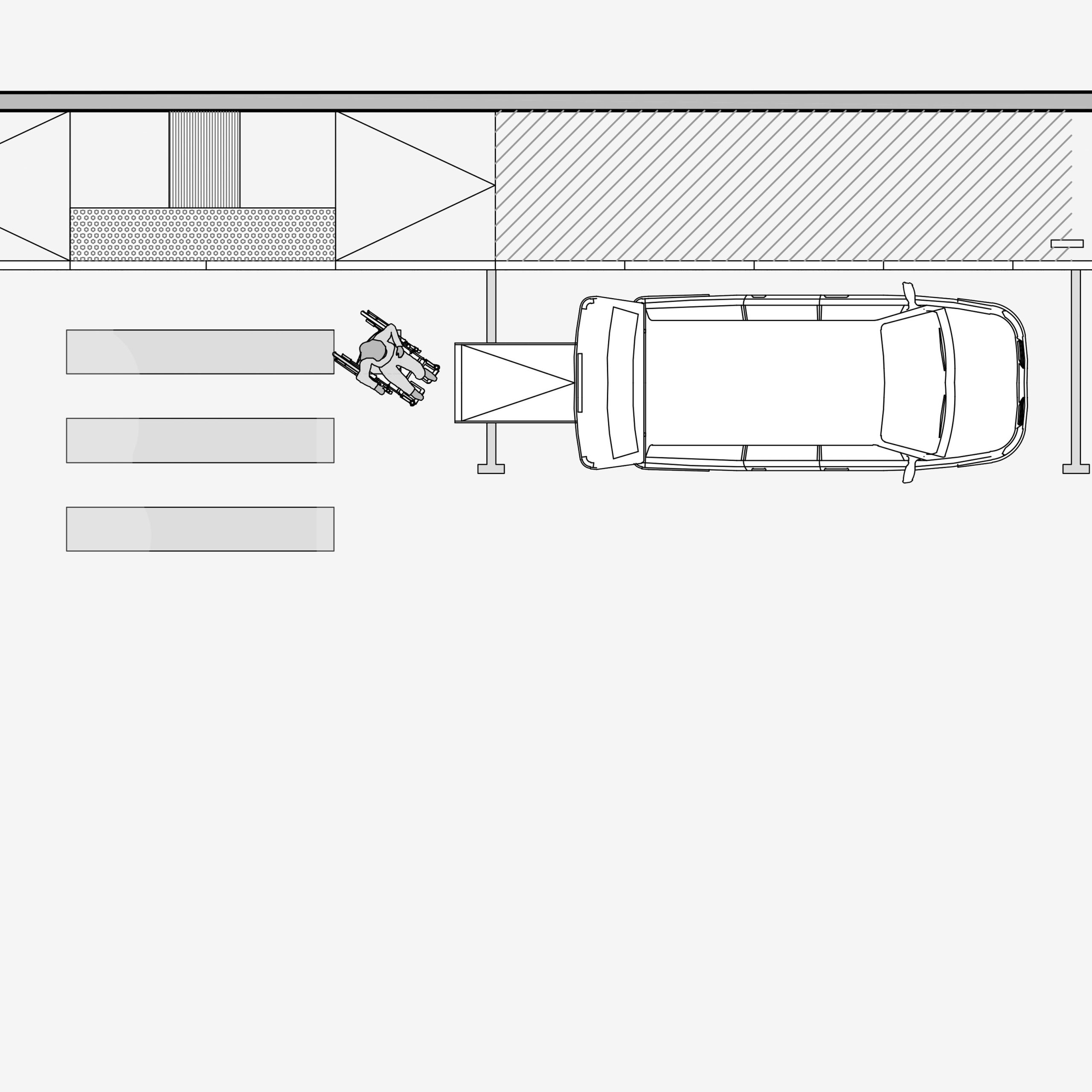 Plaza Línea Anex. Paso Peatones Acera Menor
